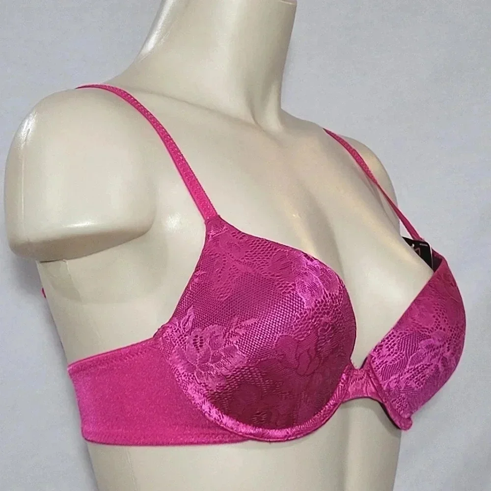 34D Maidenform Self Expressions Custom Lift UW Bra Pink‎ NWT